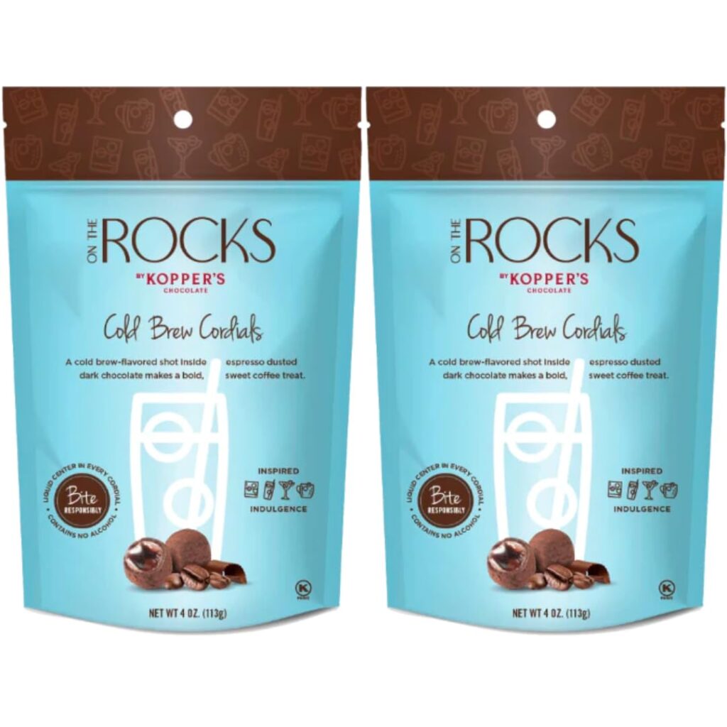 $8.53 Kopper’s Gourmet Chocolates - “ON THE ROCKS” COLD BREW CORDIALS ...